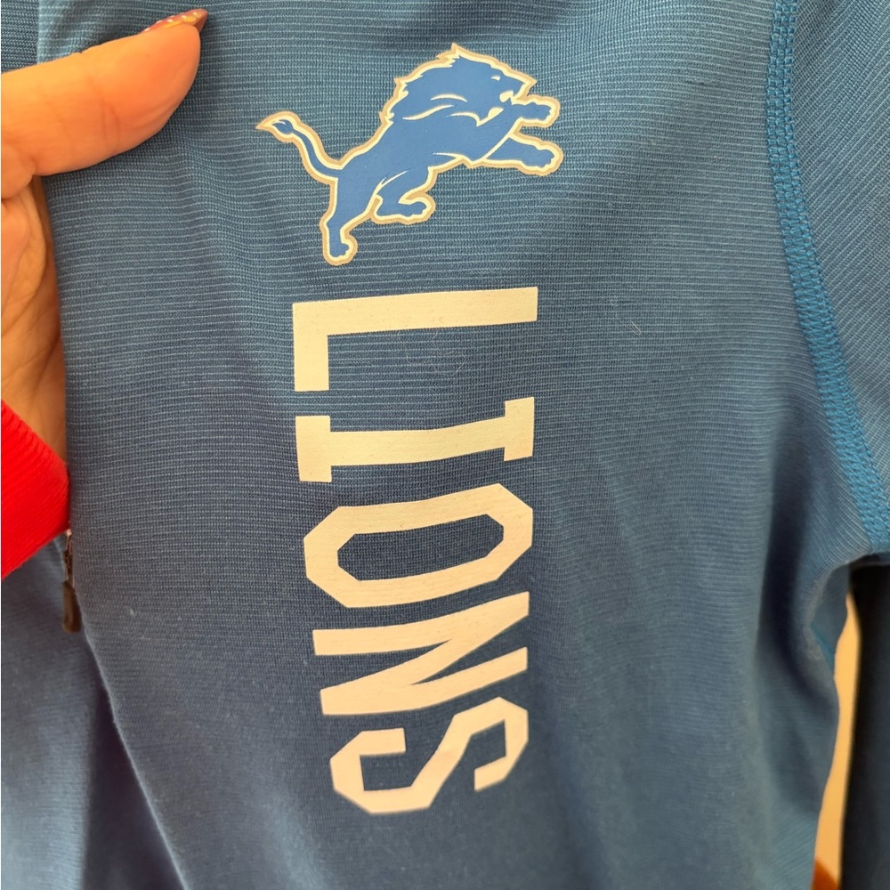 Detroit Lions Nike Quarter Zip - Picture 3 of 5